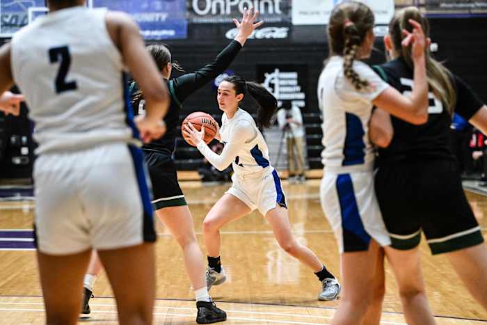 South Medford West Salem 6A Oregon girls basketball quarterfinal Naji Saker -1